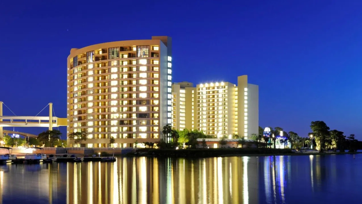 Private limo to Bay Lake Tower at Disney’s Contemporary Resort