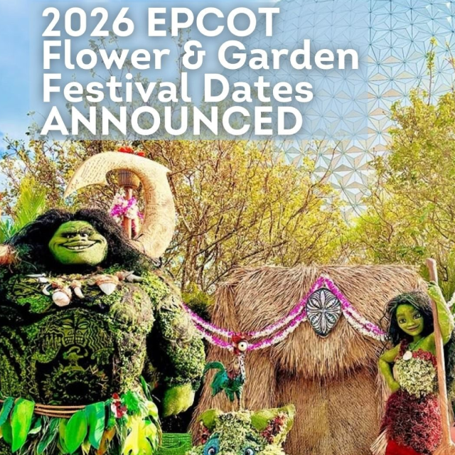 Disney character topiaries and colorful gardens at EPCOT International Flower and Garden Festival