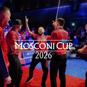 Spectators watching Mosconi Cup 2026 billiards match at Caribe Royale