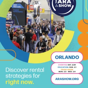 Professionals exploring rental equipment at The Rental Show 2026