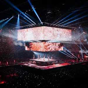 Fans enjoying TWICE live during [THIS IS FOR] World Tour 2026 at Kia Center, Orlando