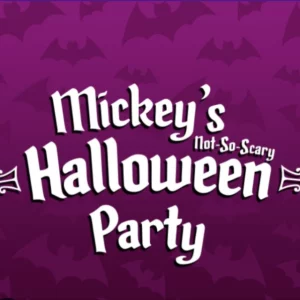 Mickey Halloween Party at Magic Kingdom with luxury limo and black car service